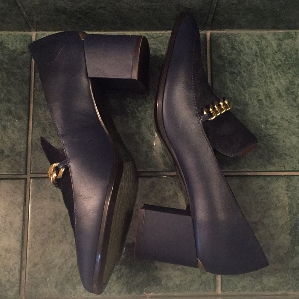Calvin Klein Navy Blue healed loafers - Picture 7 of 8